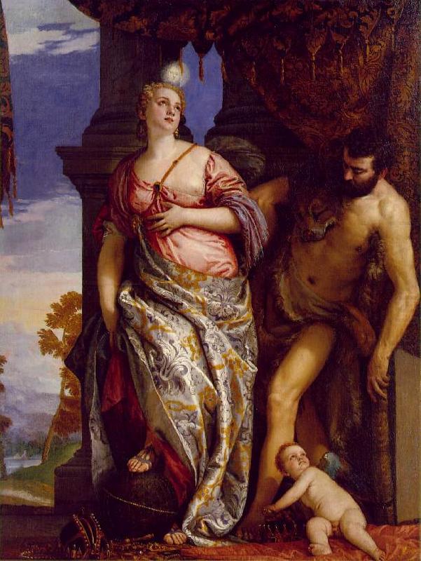 VERONESE (Paolo Caliari) Allegory of Wisdom and Strength wt china oil painting image